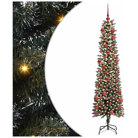 Albero di Natale artificiale con 300 LED Verde 180 cm - Foto 1