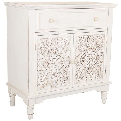 Mobile Da Ingresso In Legno Bianco 73x36,5x78h - Foto 1