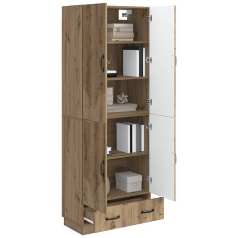 Set di armadi 2 pcs Rovere Artigianale Legno ingegnerizzato - Foto 2