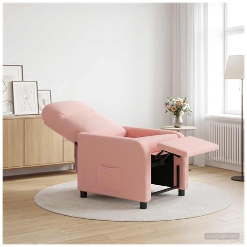 Poltrona reclinabile Rosa Bouclé - Foto 2