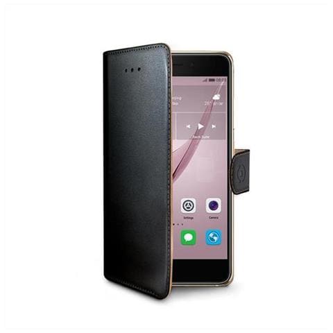 Custodia Wally in Similpelle per Huawei Nova - Colore Nero - Foto 1