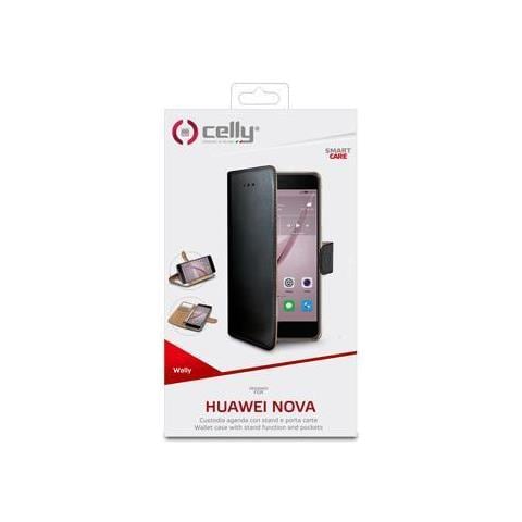 Custodia Wally in Similpelle per Huawei Nova - Colore Nero - Foto 4