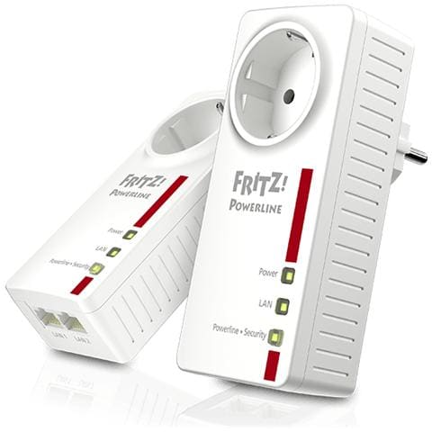 AVM FRITZ!Powerline 1220E 1200Mbit / s Collegamento ethernet LAN Bianco 1pezzo (i) adattatore di rete powerline - Foto 1