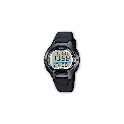 Orologio Da Polso Digitale Con Illuminazione Led Del Quadrante. Secondo Fuso Orario. Cronometro (1/100-24 Ore). Allarme Con Segnale Orario. Calendario. Cassa E Cinturino In Resina. Classificazione Di Impermeabilità  5 Bar/50metri. - Lw-200-1bvef - Foto 2
