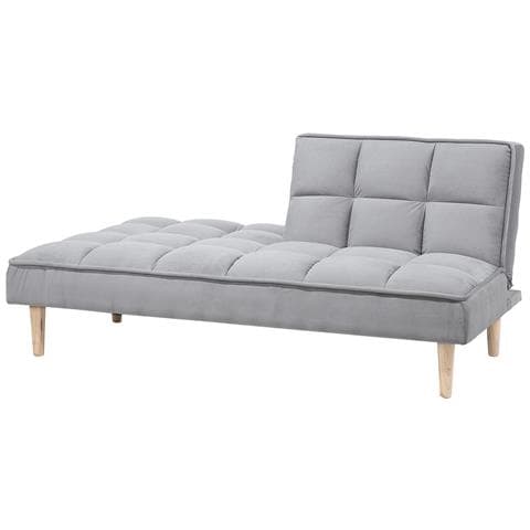 Divano Letto Moderno In Tessuto Grigio Chiaro Siljan - Foto 27