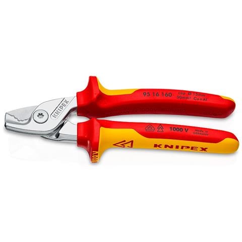 95 16 160 tagliacavo e crimpatrice elettrici Rosso, Acciaio inox, Giallo Tagliacavo di alimentazione - Foto 1