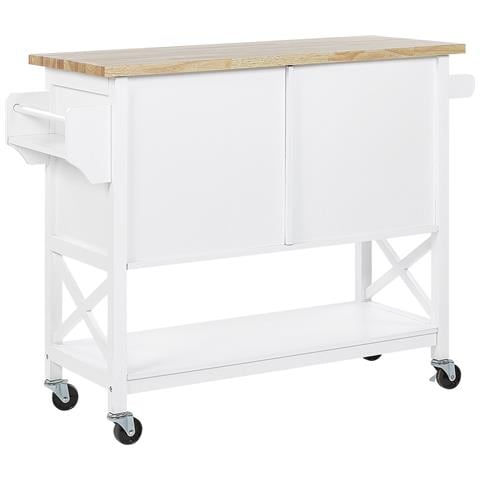 Carrello Da Cucina Bianco Mele - Foto 14