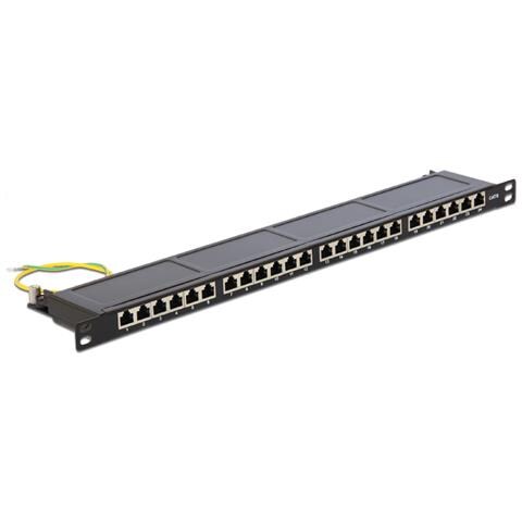43316, 24 x RJ45/24 x LSA, Nero, Metallo, 0.5U, Scatola - Foto 2