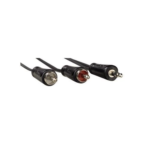 3.5mm jack to 2x RCA, 5m 5m 3.5mm 2 x RCA Nero cavo audio - Foto 1