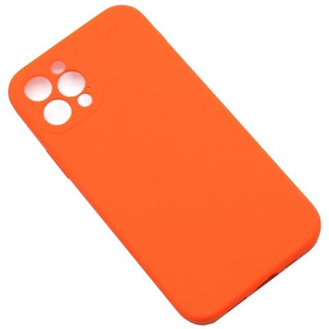 Custodia Tpu Silicone Lite Cover Soft-case Per Apple Iphone 12 Pro Orange - Foto 1
