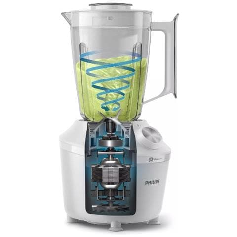Frullatore Serie 3000 HR2191/00 con Capacità 2 Litri Potenza 600 Watt Colore Nero - Foto 2