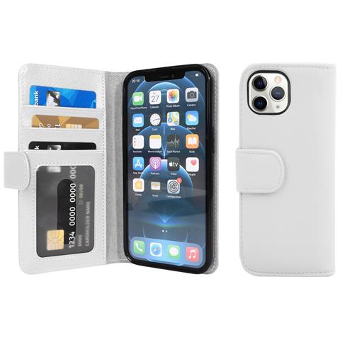 Custodia Compatibile Con Apple Iphone 13 Pro In Magnesio Bianco - Coperchio Protettivo Con Chiusura Magnetica E 3 Slot Per Carte - Foto 8