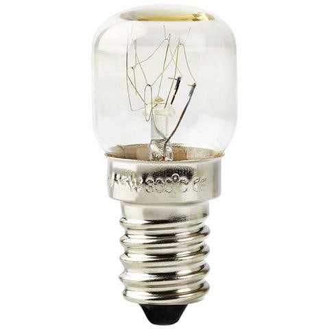 Lampadina Per Forno Alta Temperatura Attacco E14 15w Resistente A 300 °c, Trasparente - Foto 2