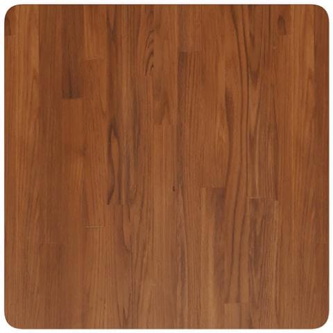 Piano Tavolo Quadrato Marrone Scuro 60x60x1,5cm Rovere Trattato - Foto 2