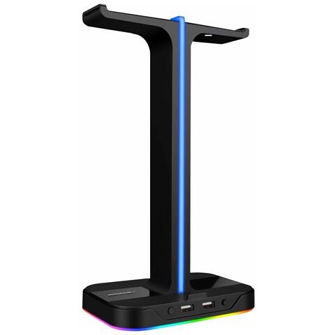 Supporto Cuffie Havit Con RGB, Hub USB 2 Porte E Audio Surround 7.1, Per Gamer