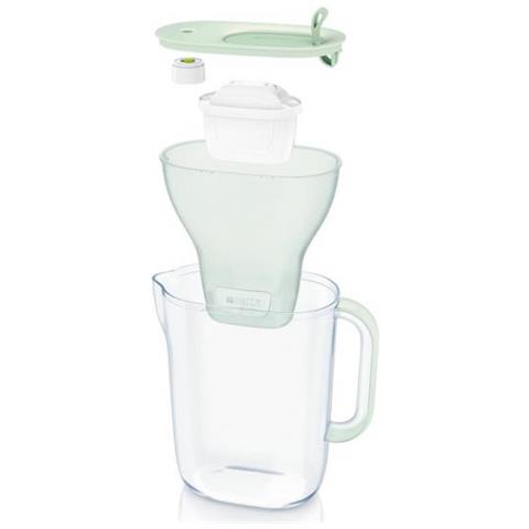 1052237 Filtraggio Acqua Caraffa Filtrante 2,4 L Verde, Trasparente - Foto 3