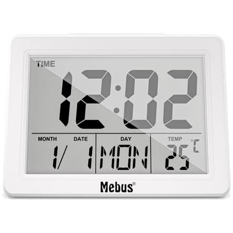 25738 Sveglia al Quarzo Bianco - Foto 1