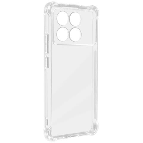 Cover Anti-urto Per Xiaomi Poco X6 Pro Silicone Angoli Rinforzati, Trasparente - Foto 1