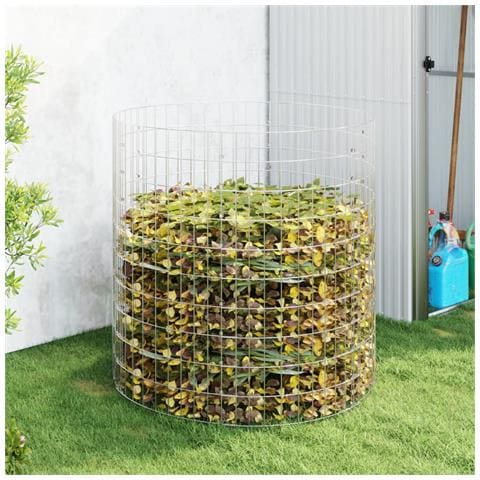 Compostiera Da Giardino 100x100 Cm In Acciaio Zincato - Foto 1