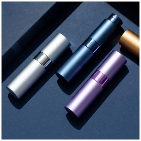 Atomizzatori Di Nebbia Di Profumo Ricaricabili Con Esterno Metallico Silver - Foto 2