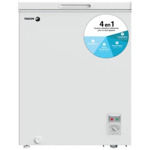 Congelatore Orizzontale FCC151ME Capacità 142 Litri Classe E Colore Bianco - Foto 4