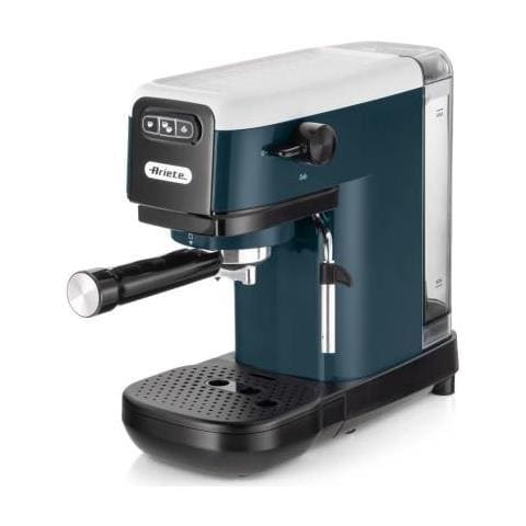 Macchina da Caffè Espresso Manuale Espresso Cialde e Capsule Serbatoio 1.1 Lt. Potenza 1300 Watt Colore Bianco / Blu - Foto 1