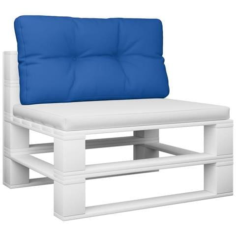 Cuscino Per Pallet Blu Reale 70x40x12 Cm In Tessuto - Foto 3
