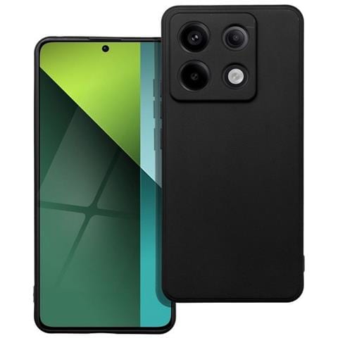 Custodia Tpu Silicone Cover Case Per Xiaomi Redmi Note 13 Pro 5g Black - Foto 1