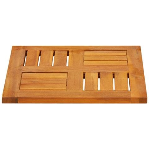 Piano Per Tavolo 40x40x2 Cm Quadrato Legno Massello Di Faggio - Foto 3