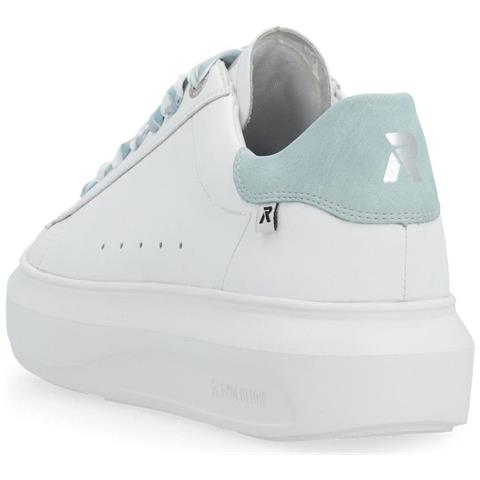 Leisure Trainers White Sneakers Pelle Scarpe Donna Bianco Eu 40, W1201-81 - Foto 3