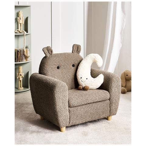 Poltrona Per Bambini Maribo Bouclé Marrone - Foto 1