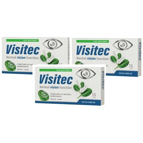 3x Visitec Premium - Per Il Supporto E La Protezione Della Vista - 15 Capsule Originale - Foto 1