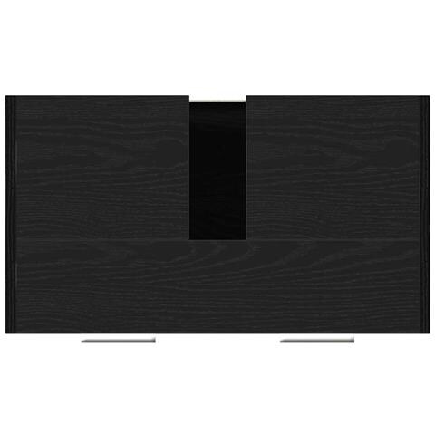 Mobile Lavabo Bagno Rovere Nero 60x30x60cm in Legno Multistrato - Foto 2