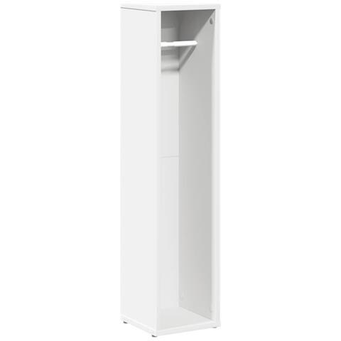 Mobile Da Bagno Con Portarotolo Bianco 20,5x20x90 Cm - Foto 2