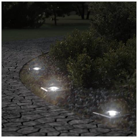 Luce Per Esterni Quadrata Nera 10,5x10,5cm Alluminio Pressofuso - Foto 1
