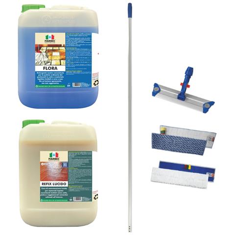 Kit Cottolux Kit Manutenzione Cotto Lucido - Kit Di Pulizia E Manutenzione Cotto E Pietra Interni Cerati Lucidi - Foto 1
