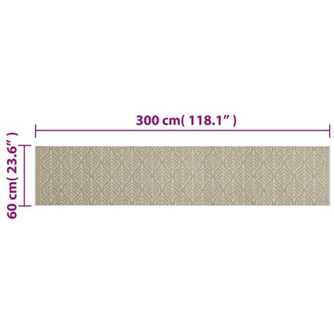 Lusso Casadino - Tappeto Da Cucina Lavabile Foglie 60x300 Cm In Velluto - Foto 5