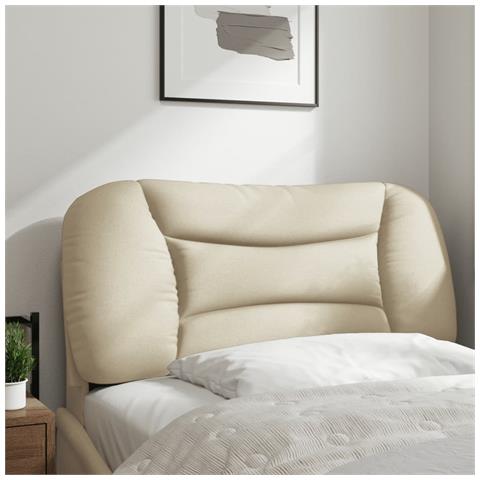 Lusso Casadino -  Cuscino Testiera Hvar Crema 80 Cm In Tessuto - Foto 2