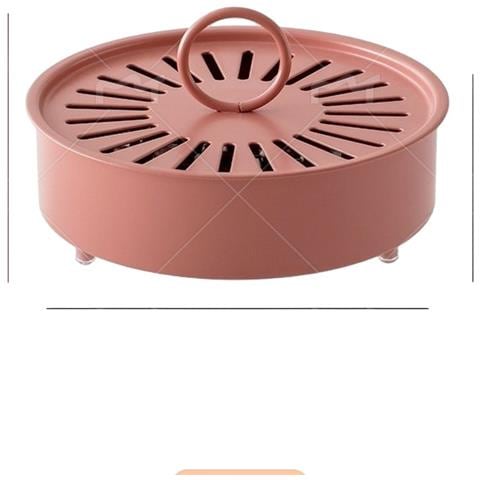 Elegante Porta Zampironi In Acciaio Al Carbonio Con Coperchio Pink - Foto 1