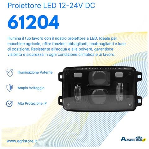 Proiettore A Led Compatibile Con John Deere, Same, Lamborghini, Hurlimann, Iseki,.. - Foto 5