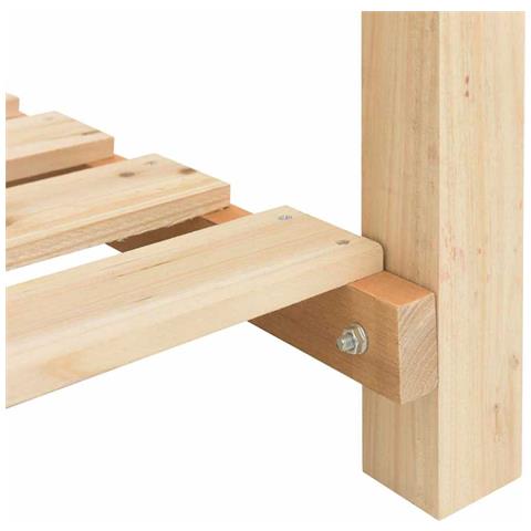 Vaso da giardino con lo scaffale Beige 161 x 43 x 76.5 cm - Foto 9