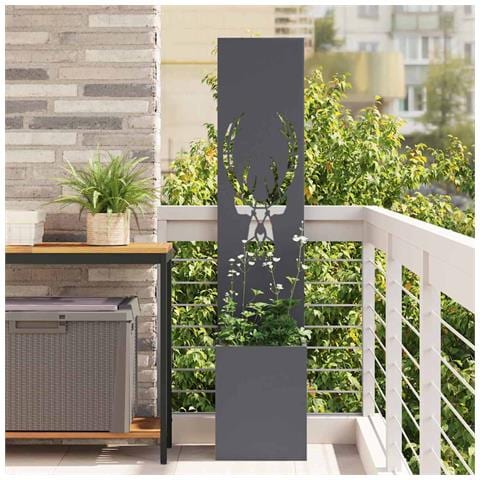 Schermo per privacy in giardino Antracite 32 x 140 cm - Foto 2
