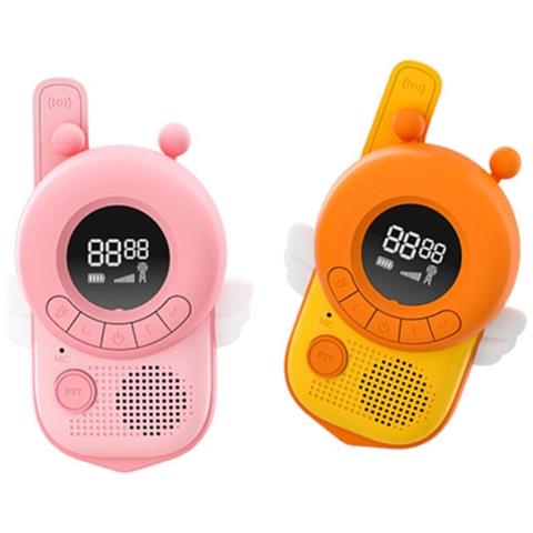 2 Walkie-talkie Per Bambini Schermo Lcd Retroilluminato, Modello Bzz., Rosa - Foto 1