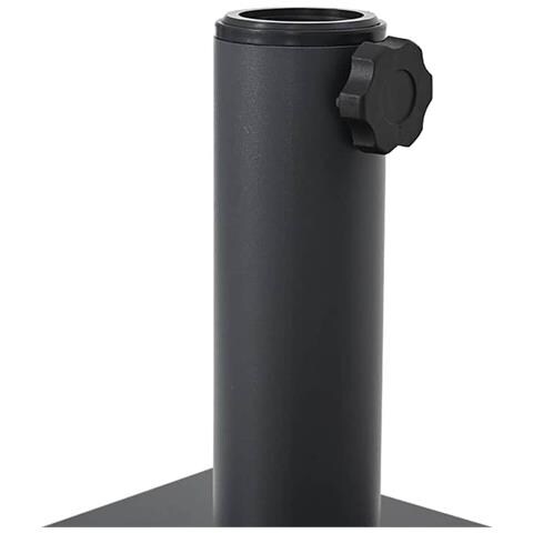 Base per Ombrello da Esterno Grigio scuro 45 x 45 x 31 cm - Foto 9