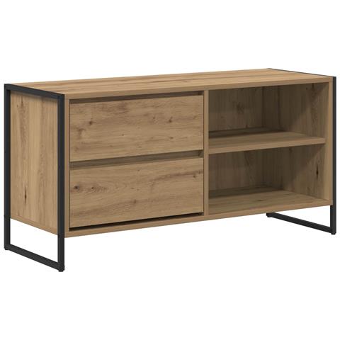 Mobile TV con cassetto Rovere Artigianale 100 x 36 x 49,5 cm - Foto 1