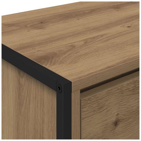 Mobile TV con cassetto Rovere Artigianale 100 x 36 x 49,5 cm - Foto 9