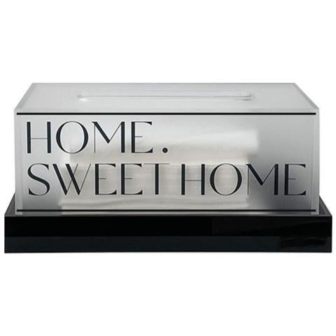 Elegante Scatola Per Fazzoletti Da Scrivania In Acrilico - Elegante Organizer Per Casa E Ufficio Transparent - Foto 1