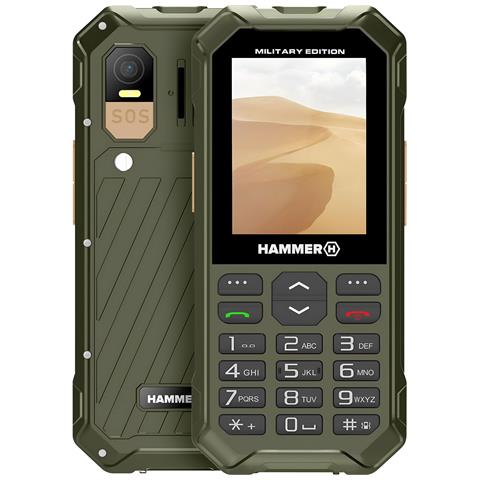 Telefono Cellulare 6 Lte Military Edition Dual Sim 4g Impermeabile Ip68, Verde Scuro - Foto 1