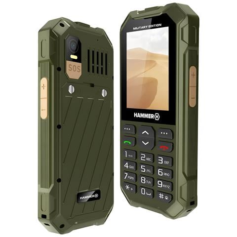 Telefono Cellulare 6 Lte Military Edition Dual Sim 4g Impermeabile Ip68, Verde Scuro - Foto 2