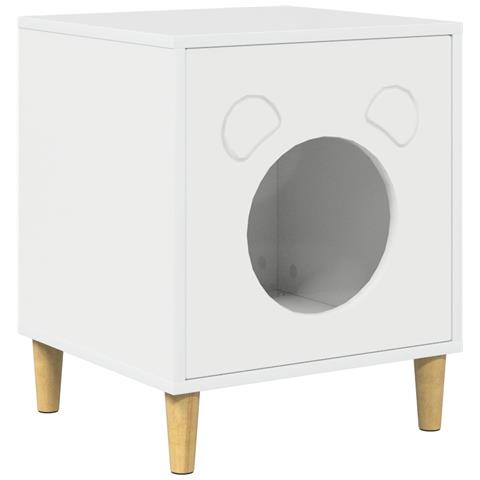 Casa per Gatti Bianco Lucido 42,5 x 40 x 53 cm - Foto 1